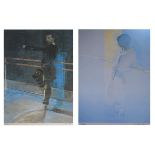 Robert Heindel - Two signed limited edition prints - Ballet dancer at the bar, 113/500 and 'A