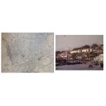 Joss Campbell - Limited edition photographic print - 'Clifton Wood', 5/20, together with a plan of