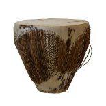 African antelope skin drum Condition: