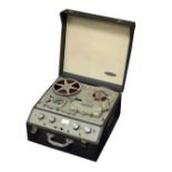 Vintage Ferrograph Reel To Reel tape recorder, with tapes and manual Condition: