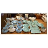 Quantity of 1950's period Poole two-tone table ware etc Condition: