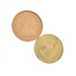 Gold Coins - South African 1/10 Krugerrand, 1981 and Mexican 2½ Pesos, 1945 (2) Condition: