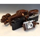Cameras - Collection of six cameras including; Zeiss Ikon Contessa Nettel, Zeiss Ikon Contina,
