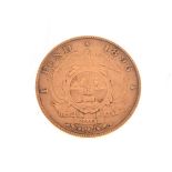 Gold Coins - South African one Pond, 1896 Condition: