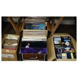 Records - Large quantity of 33rpm records, mainly 1960's-1980's pop and rock to include; George