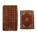 Two Middle Eastern wool rugs Condition: