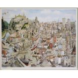 Martin Stuart Moore - Signed limited edition print - 'Memories of Bristol', 188/950, signed lower