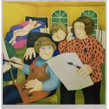 Beryl Cook (1926-2008) - Signed limited edition print - Art Class, signed in pencil and with Fine