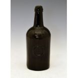 A Ricketts sealed bottle, circa 1825-1830, moulded to the shoulder 'Patent' and on the base H.