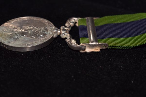 India General Service Medal 1908-1935 with Afghanistan N.W.F. 1918 bar awarded to Lieutenant R.M. - Image 6 of 7