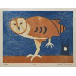 Julian Trevelyan (1910-1988) - Limited edition etching with aquatint - Owl, No.28/100, signed,