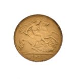 Gold Coins - George V half sovereign, 1911 Condition: **General condition consistent with age