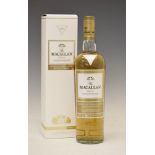 The Macallan Gold Single Malt Scotch Whisky, Speyside-Highlands, one bottle, boxed (1) Condition: