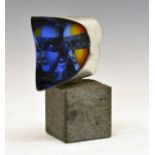 Bertil Vallien for Kosta Boda - Modern glass sculpture - Head Of Janus, limited edition of 500,