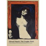 Edvard Munch (1863-1944) - Exhibition poster for Edvard Munch: The Graphic Work at the Walker Art