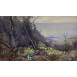 William Gilbert Foster (1855-1906) - Large oil on canvas - Robin Hood's Bay, signed Gilbert