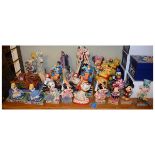 Large quantity of Walt Disney Showcase collection resin figures Condition: