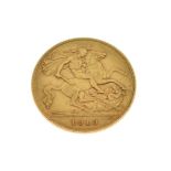 Gold Coin - George V half sovereign, 1913 Condition: