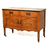 Marble top washstand Condition: