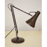 Anglepoise desk lamp having brown painted finish Condition: