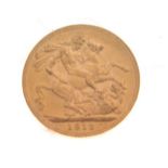 Gold Coin - George V sovereign, 1912 Condition: