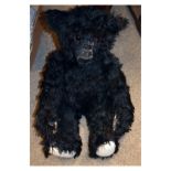 Steiff black mohair '1912' teddy bear, 70cm high Condition:
