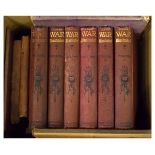 Assorted books to include; six vols 'The War Illustrated' Condition: