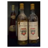 Wines & Spirits - Two bottles of Pierre a Fusil French wine bottle numbers 37581 and 37584, together