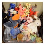 Large quantity of assorted TY Beanie figures etc Condition: