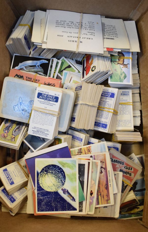 Assorted collectables, cigarette and tea cards including; Kensitas silks, numerous loose sets and - Image 2 of 2