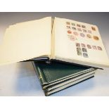 Five albums of assorted stamps, Queen Victoria to Queen Elizabeth II, to include; Penny Reds (full