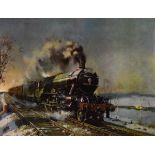 Terence Cuneo - Signed limited edition print - 'The Flying Scotsman', 18/850, signed lower right,