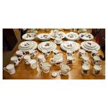 Large quantity of Queens Royal Horticultural Society 'Hookers Fruit' pattern tableware Condition: