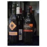 Wines & Spirits - Nine bottles of various red table wine (9) Condition:
