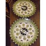 TWO ROYAL DOULTON DECORATIVE WALL PLATES