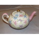 THREE DECORATIVE TEA POTS & WATER JUG