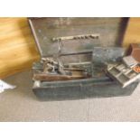 LARGE CARPENTERS TOOL CHEST & CONTENTS