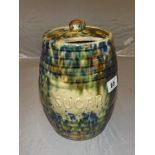 SCOTTISH POTTERY TOBACCO JAR LID BROKEN