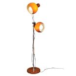 A design floor lamp 20th century h. 150 cm.