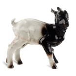 A porcelain goat Germany, 20th century 22x22x7 cm.