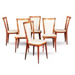 Set of six chairs France, 20th century h. 92 cm.