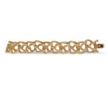 Bvlgari, 18kt gold bracelet 1940/50ies peso 87 gr.