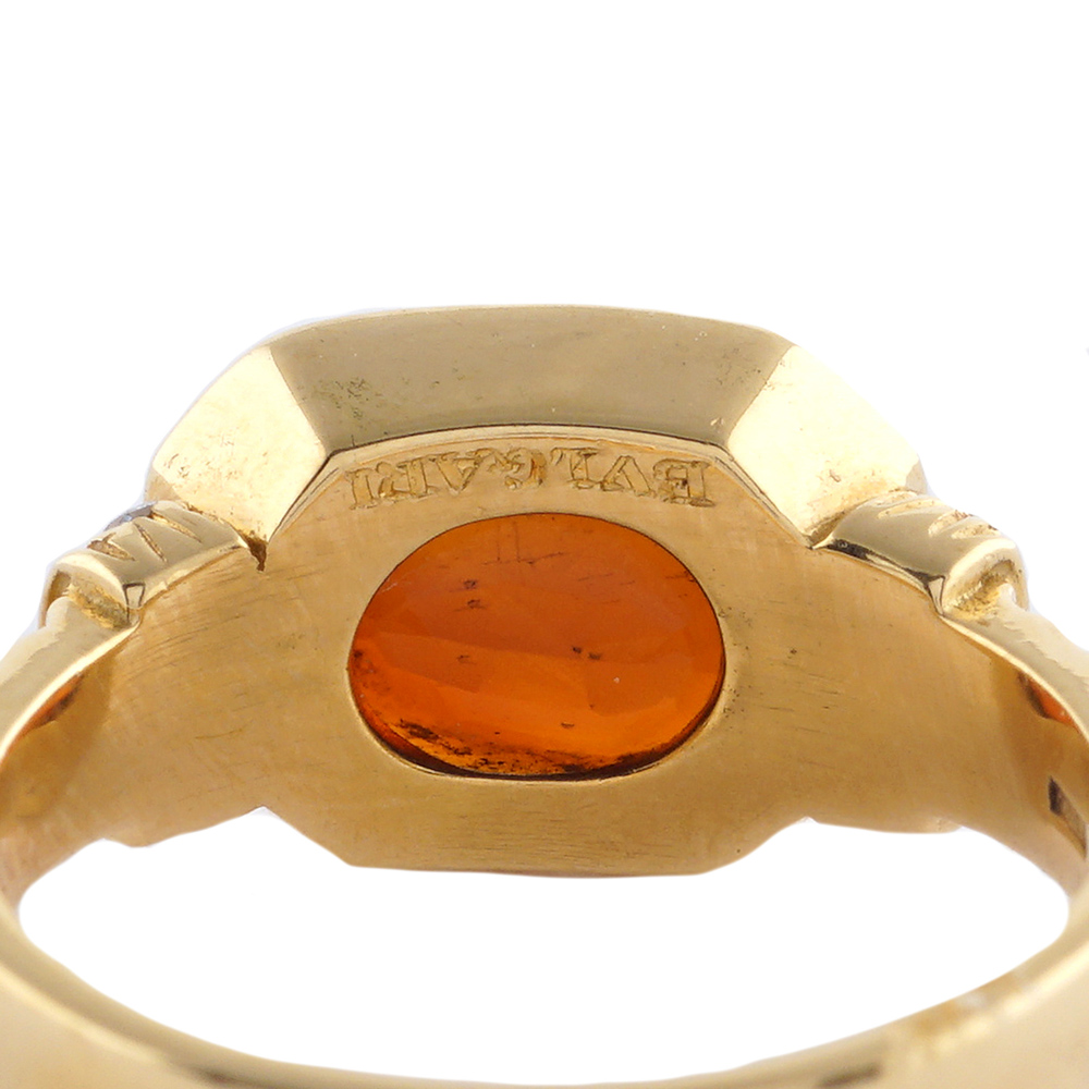 Bvlgari, 18kt gold ring peso 3 gr. - Image 5 of 5