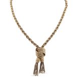 14kt gold necklace 1940/50ies peso 49 gr.