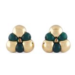 Marina Bulgari, lobe earrings peso 28 gr.