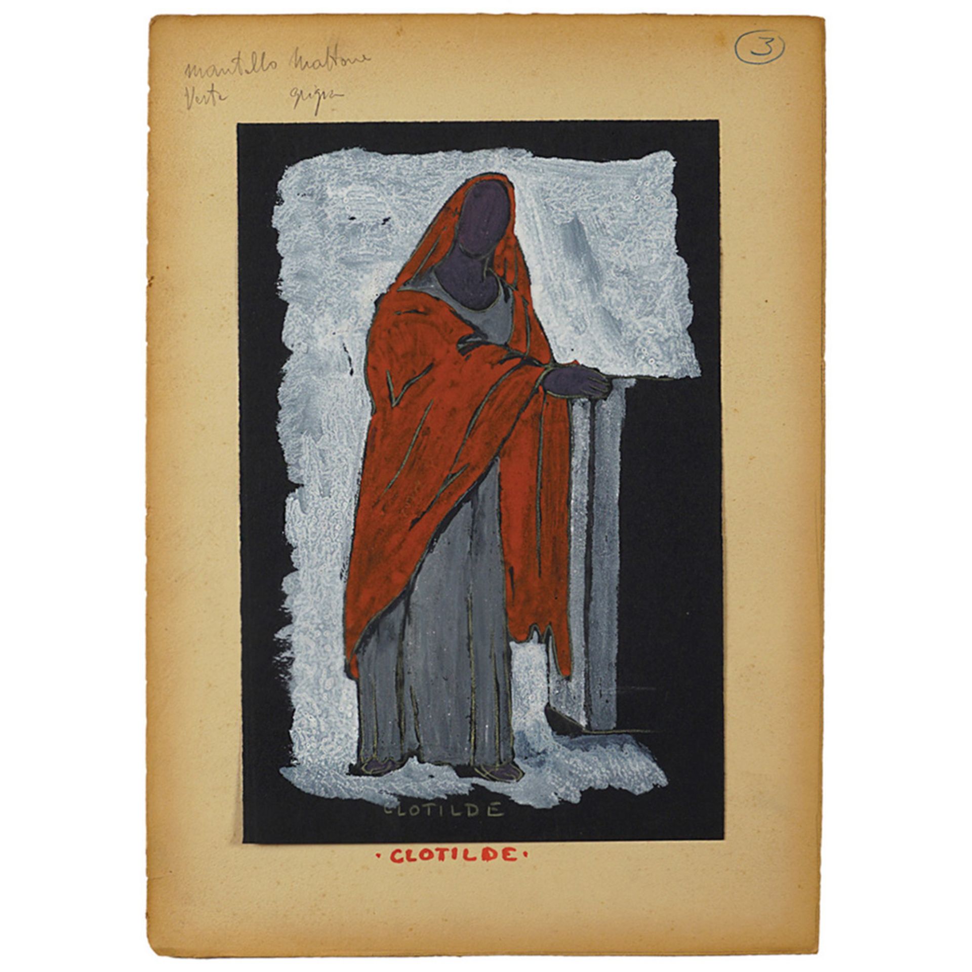 Felice Casorati Novara 1883 - Torino 1963 49,2x35,2 cm