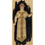 Costume sketches Italy, 20th century 31,5x17,5 cm