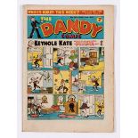 Dandy No 295 (1945). First and only Keyhole Kate front cover (Korky was relegated to the back!) [