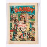 Dandy No 7 (1938). Some corner creases and grubby page edges, light tan pages [gd]