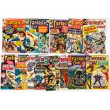 Fantastic Four colour touch copies (1964-67) 22, 23, 25, 27, 28, 31, 34, 38, 41, 53, 54, 57, 59. All